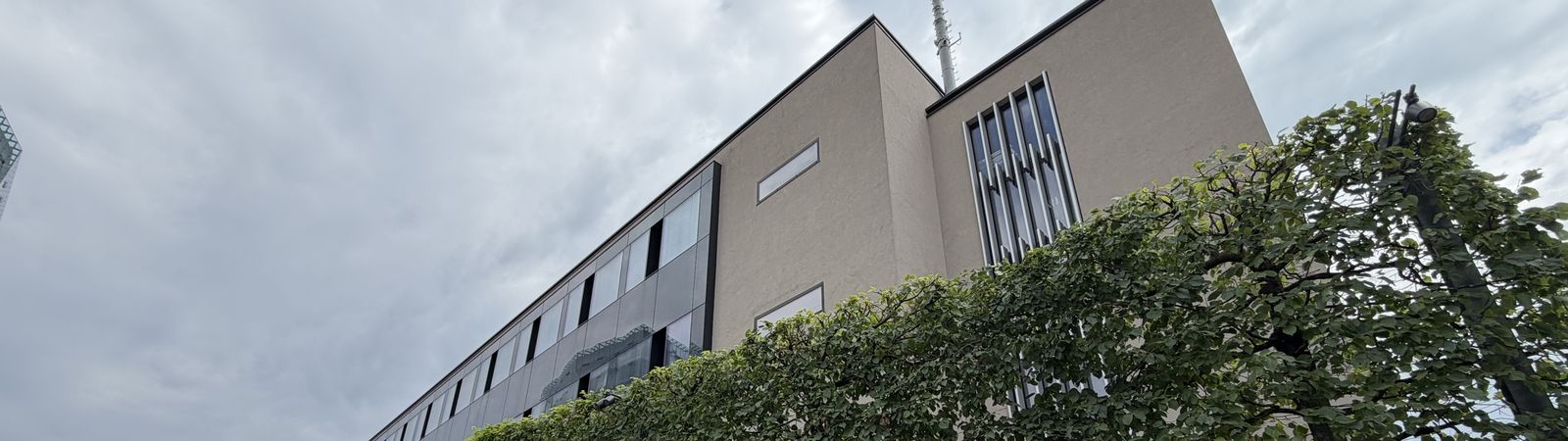 The building from the street